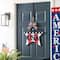 Glitzhome&#xAE; 19&#x22; Patriotic American Wooden Star Door Hanger